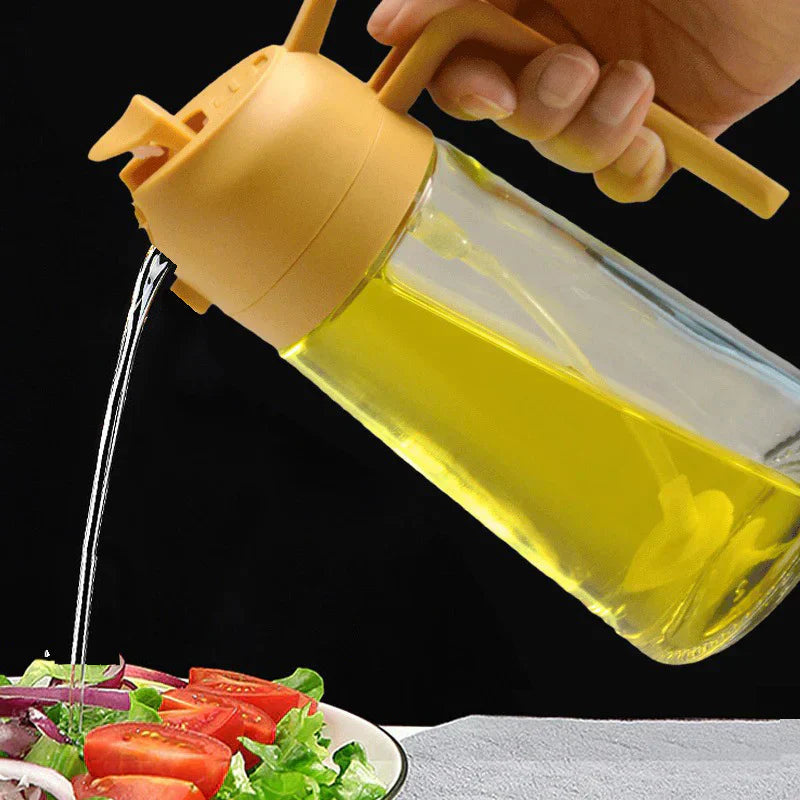 2 in 1 Oil Spray & Pour Bottle